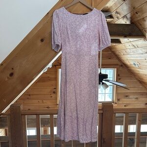 Who What Wear Lilac Long Sleeve Dress